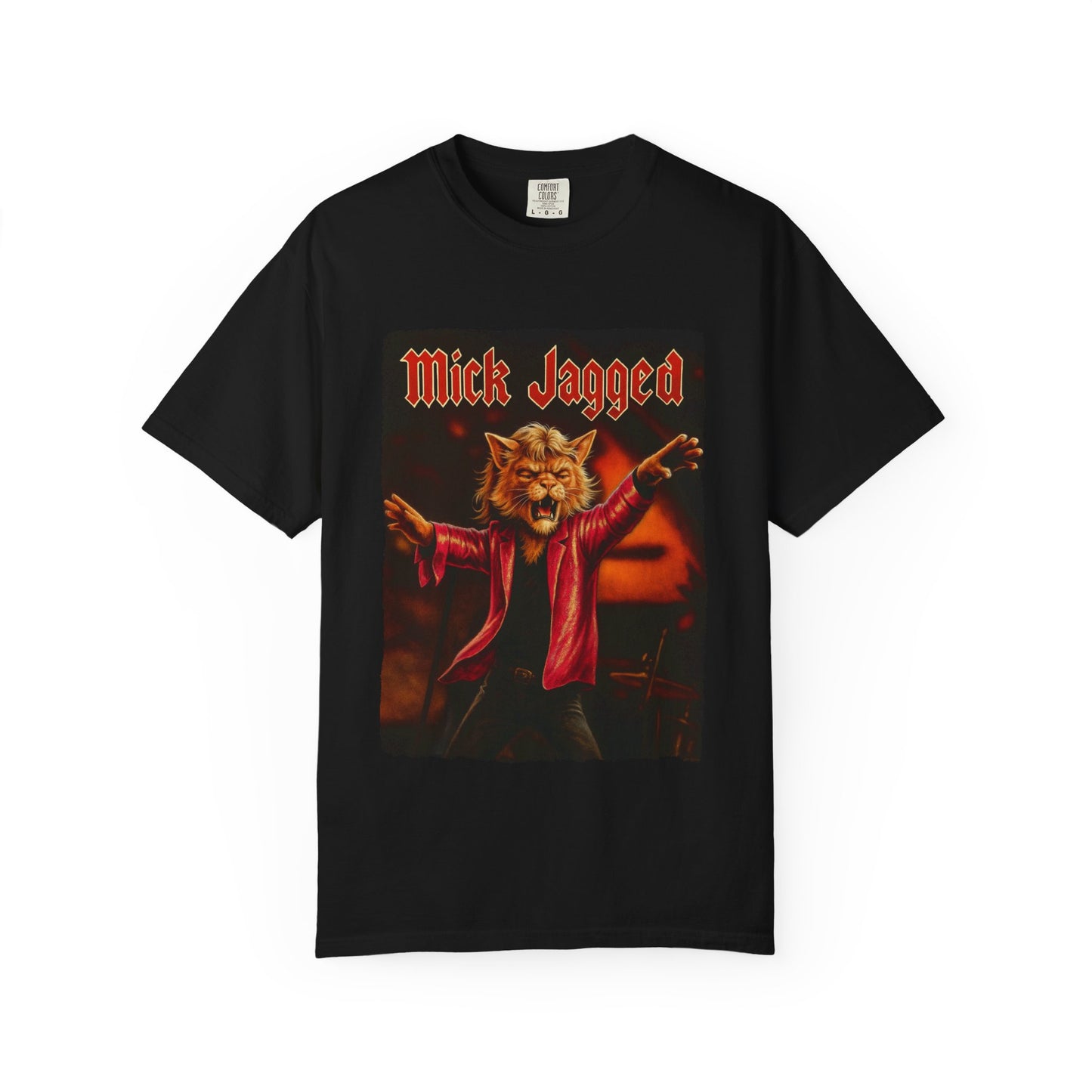 Mick Jagged Tee – Cat Frontman Concert Graphic