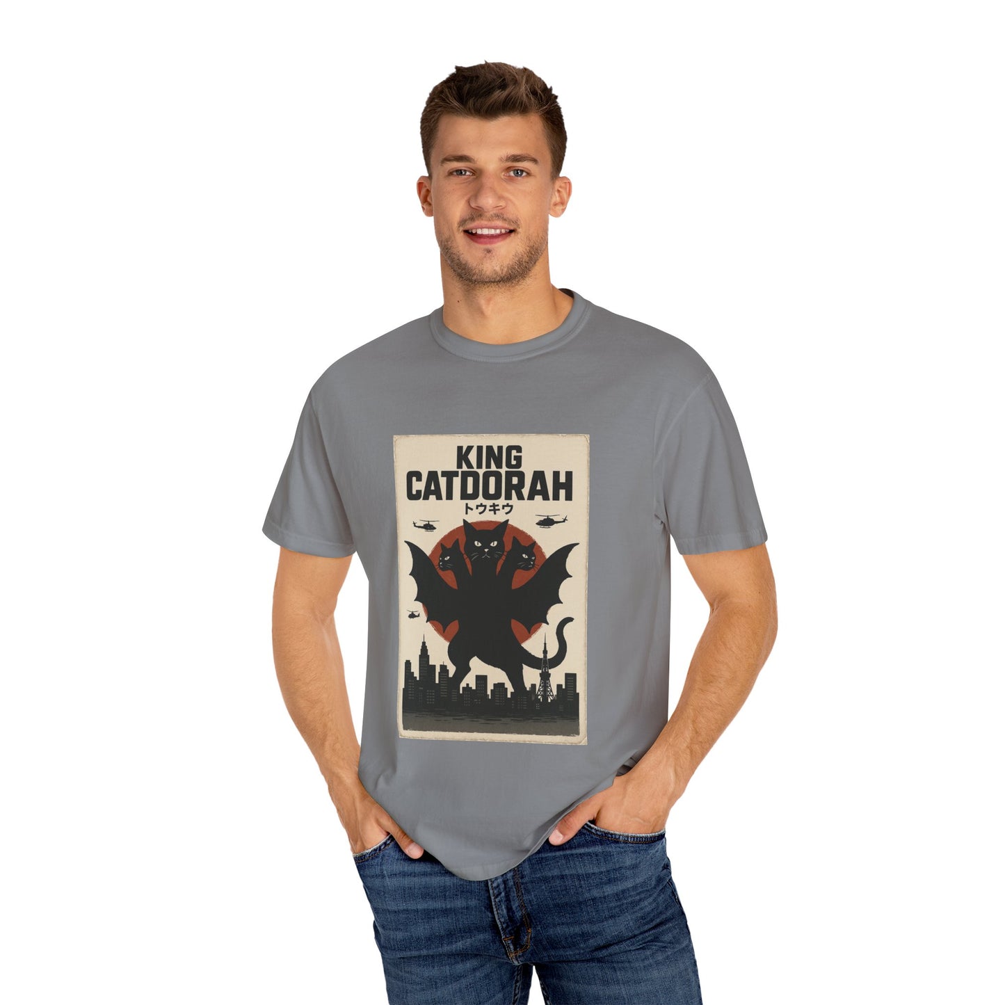 King Catdorah Retro Graphic Tee – Comfort Colors® Unisex