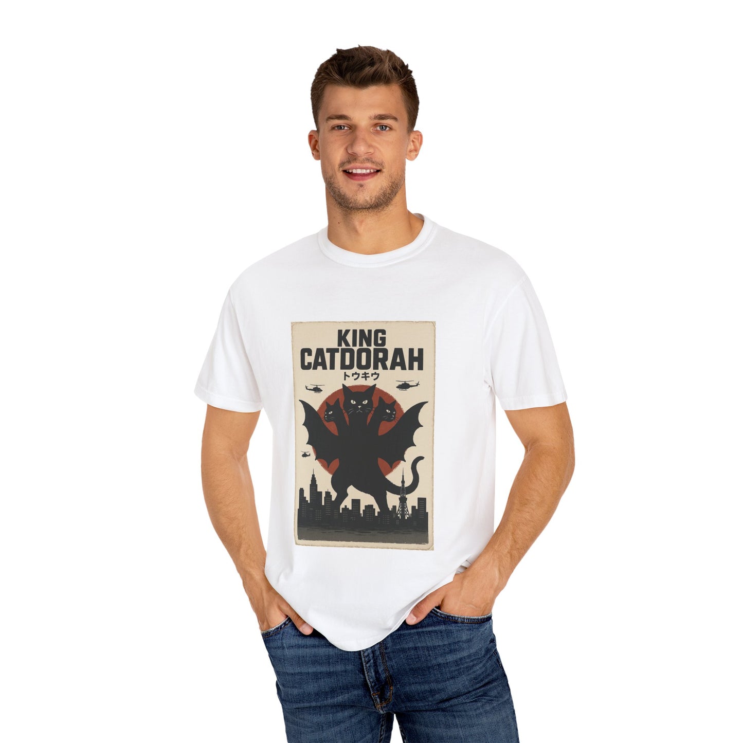 King Catdorah Retro Graphic Tee – Comfort Colors® Unisex