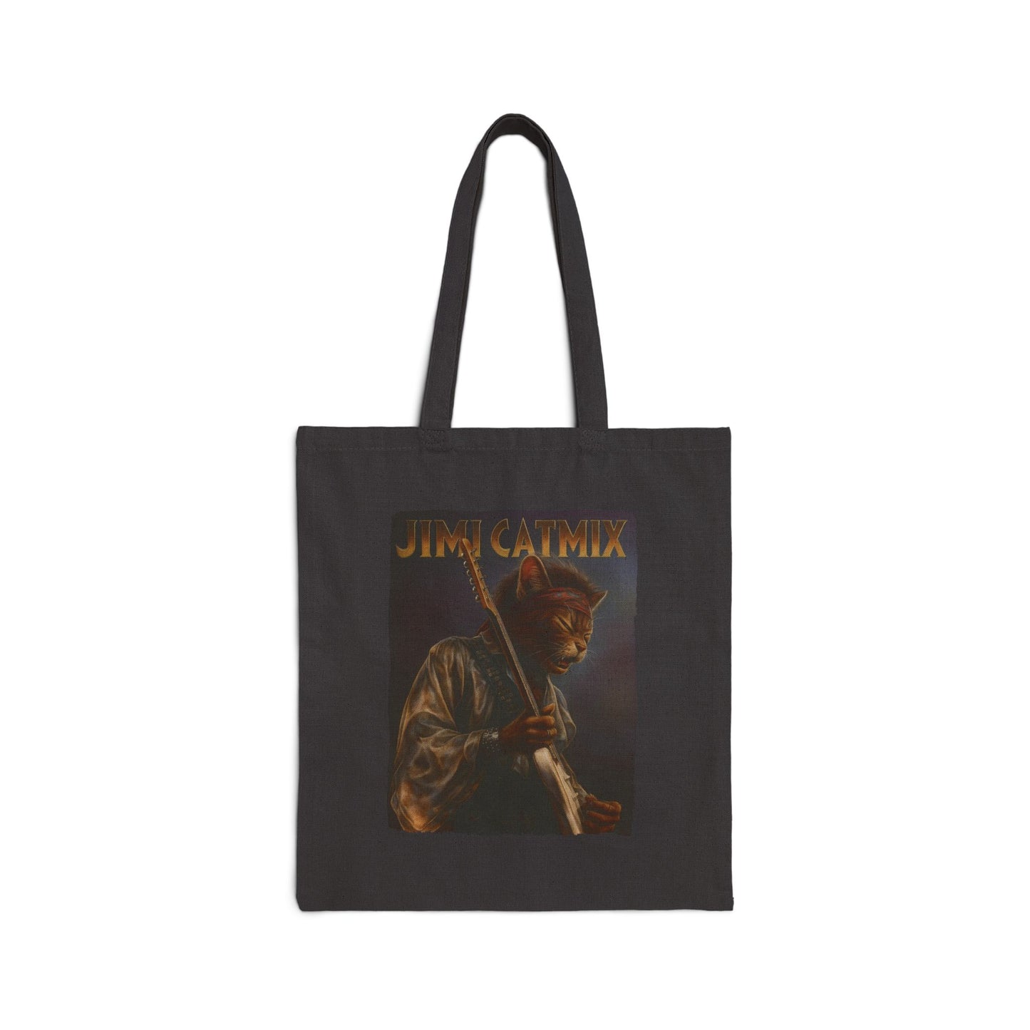 Jimi Catmix Cat Tote – Funny Rock Canvas Bag