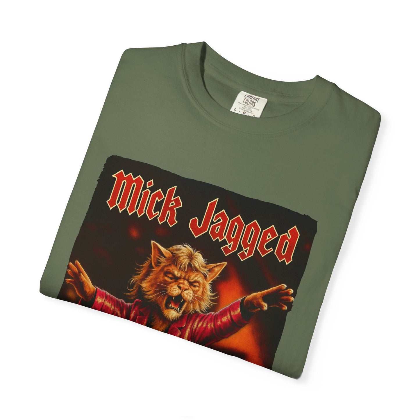 Mick Jagged Tee – Cat Frontman Concert Graphic