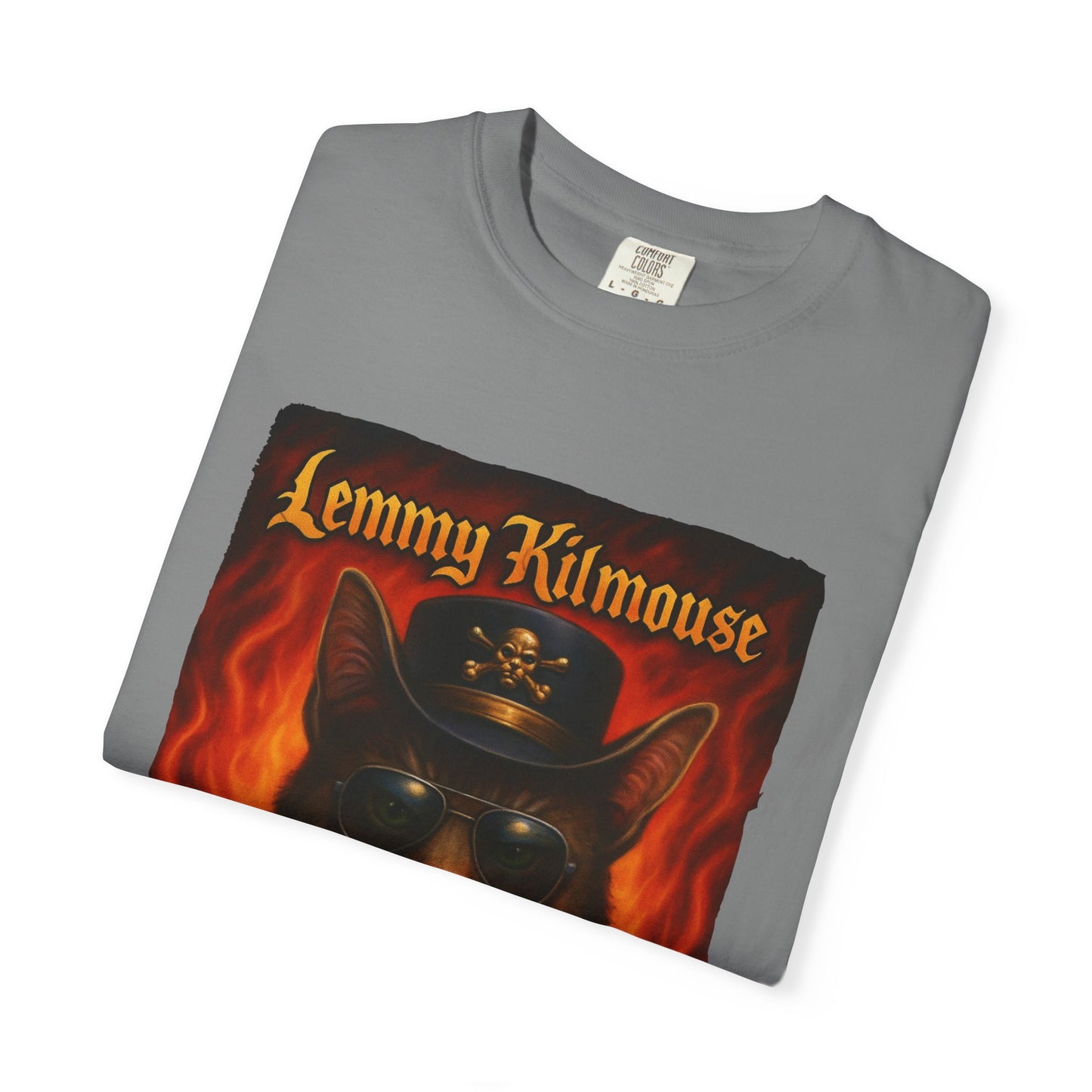Lemmy Kilmouse Tee – Heavy Metal Cat Graphic
