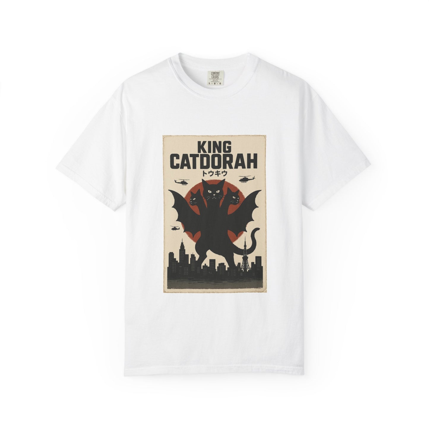 King Catdorah Retro Graphic Tee – Comfort Colors® Unisex