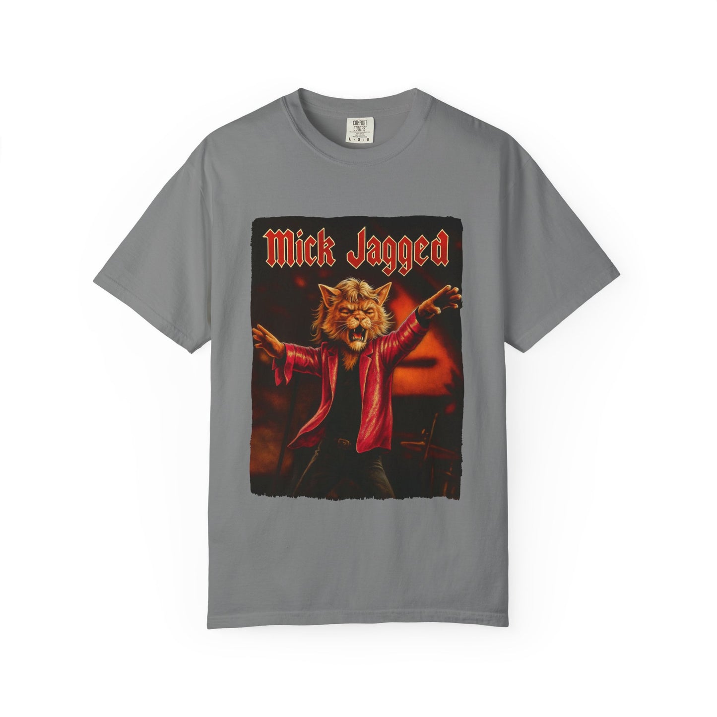 Mick Jagged Tee – Cat Frontman Concert Graphic