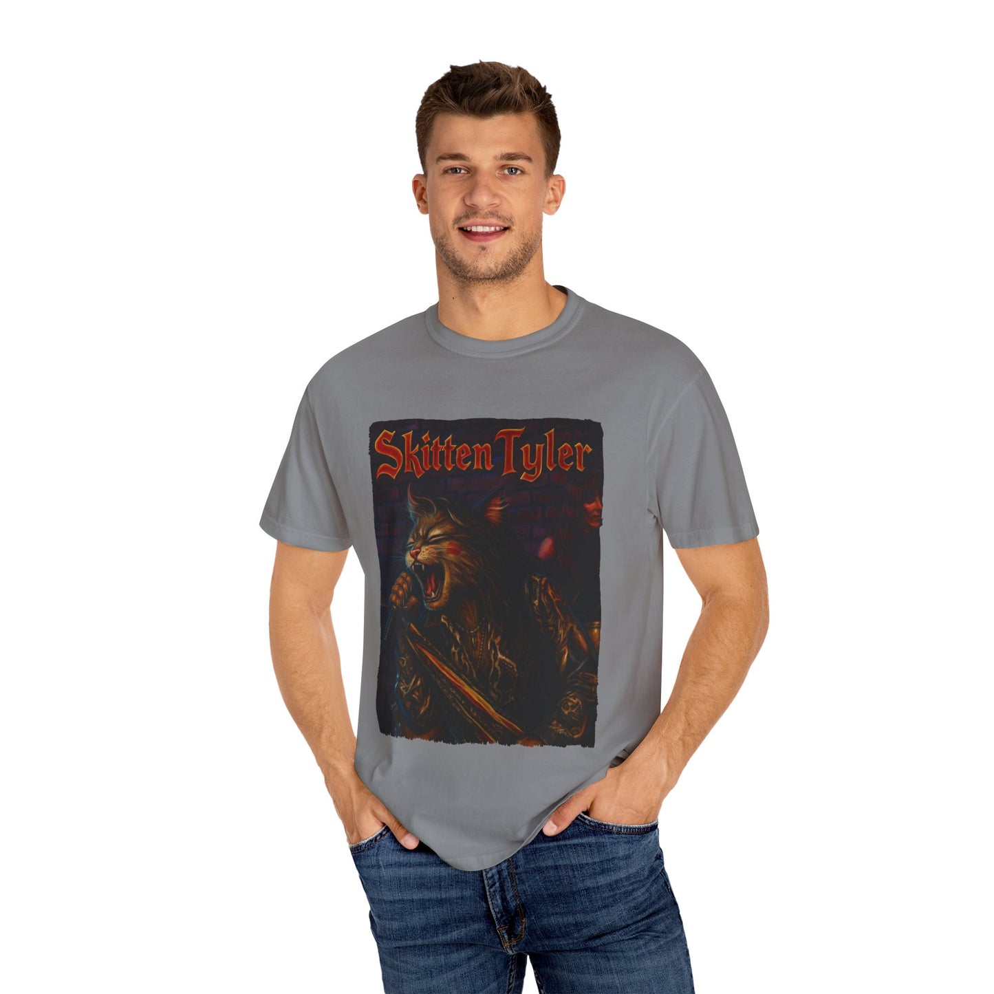 Skitten Tyler Tee – Cat Frontman Concert Graphic