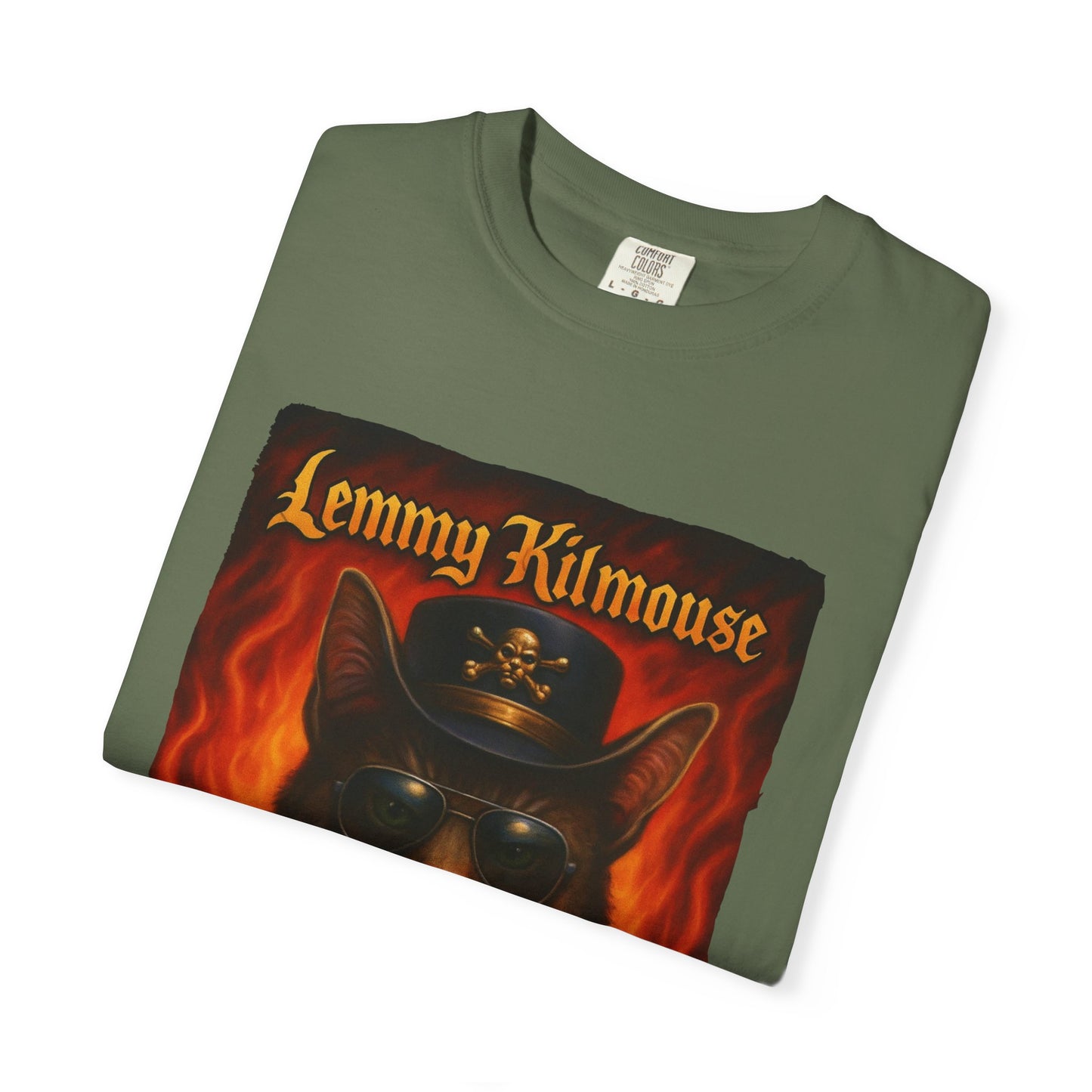 Lemmy Kilmouse Tee – Heavy Metal Cat Graphic