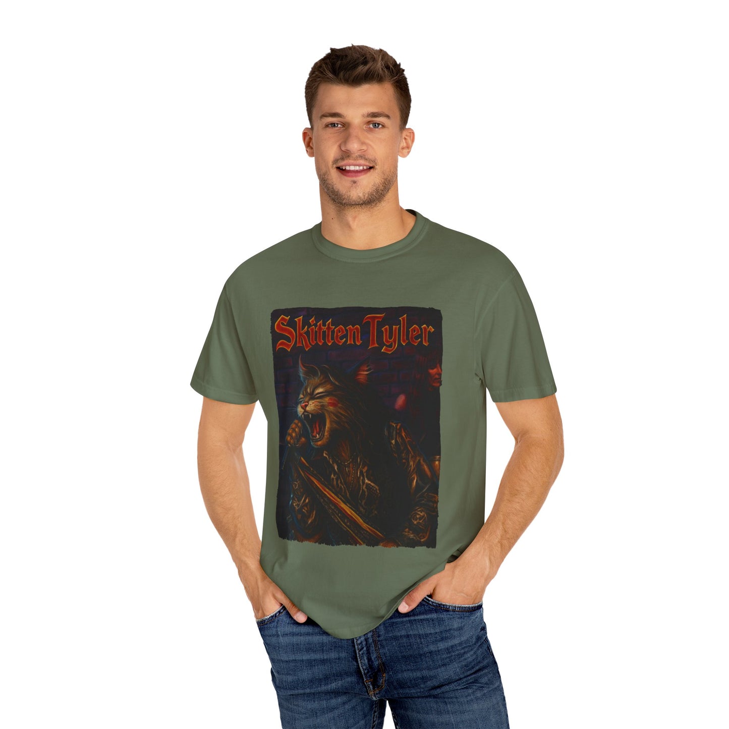 Skitten Tyler Tee – Cat Frontman Concert Graphic
