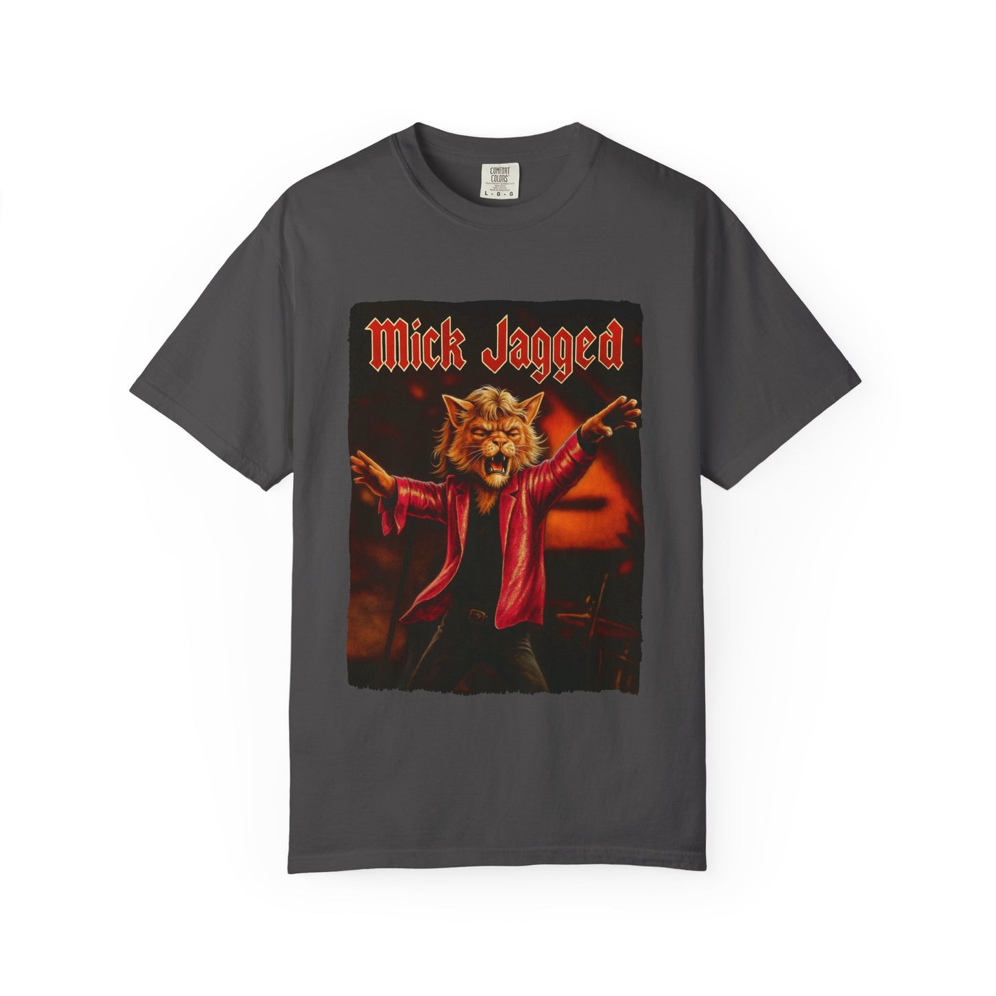 Mick Jagged Tee – Cat Frontman Concert Graphic