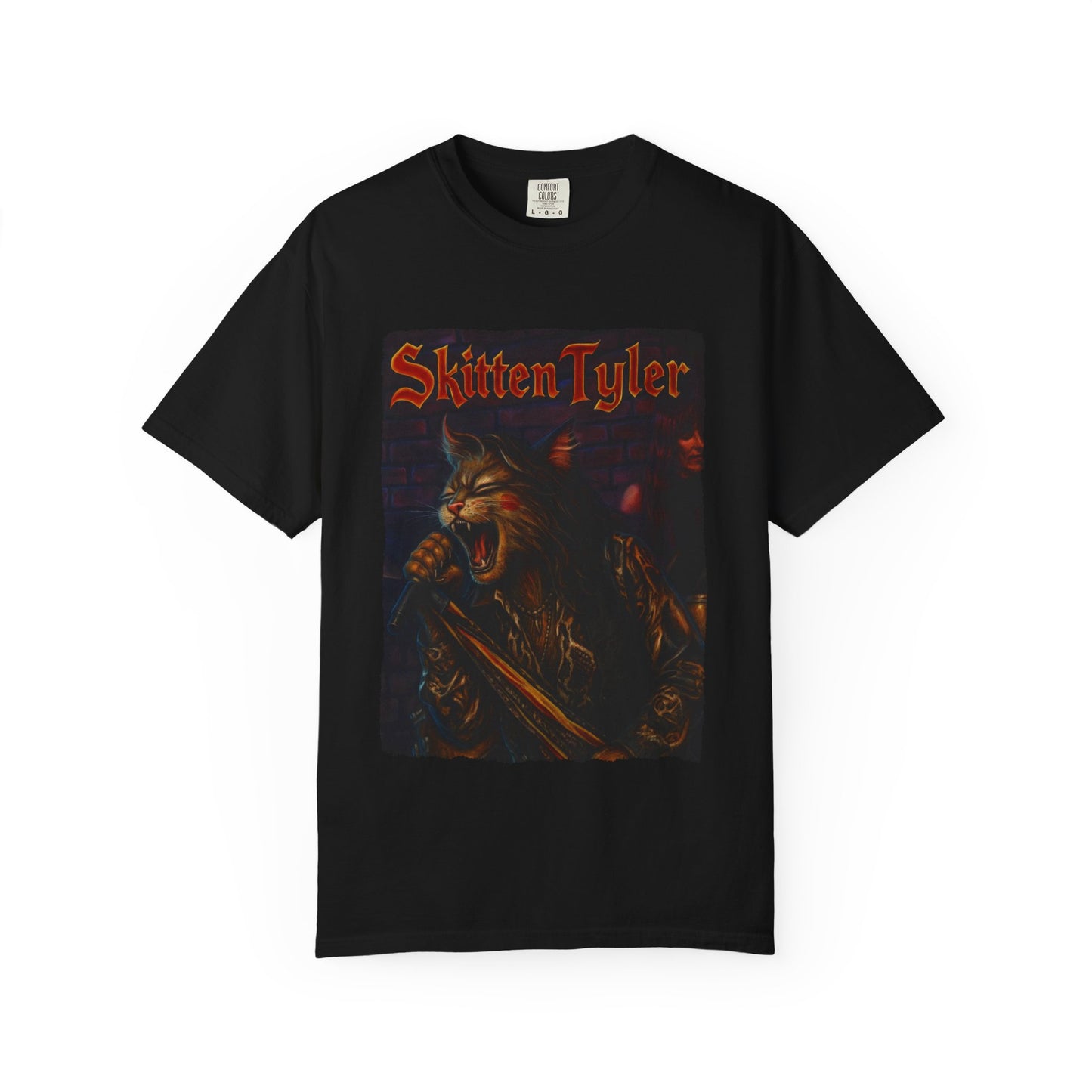 Skitten Tyler Tee – Cat Frontman Concert Graphic