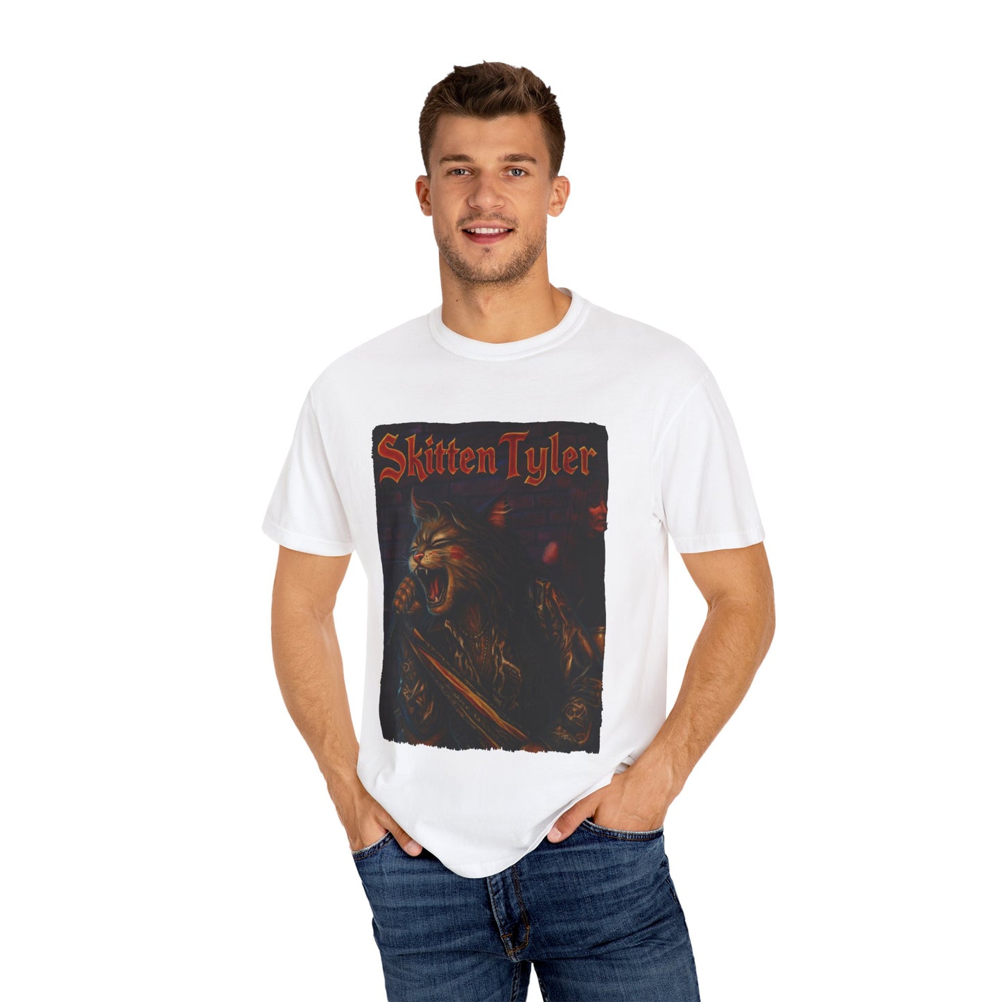 Skitten Tyler Tee – Cat Frontman Concert Graphic