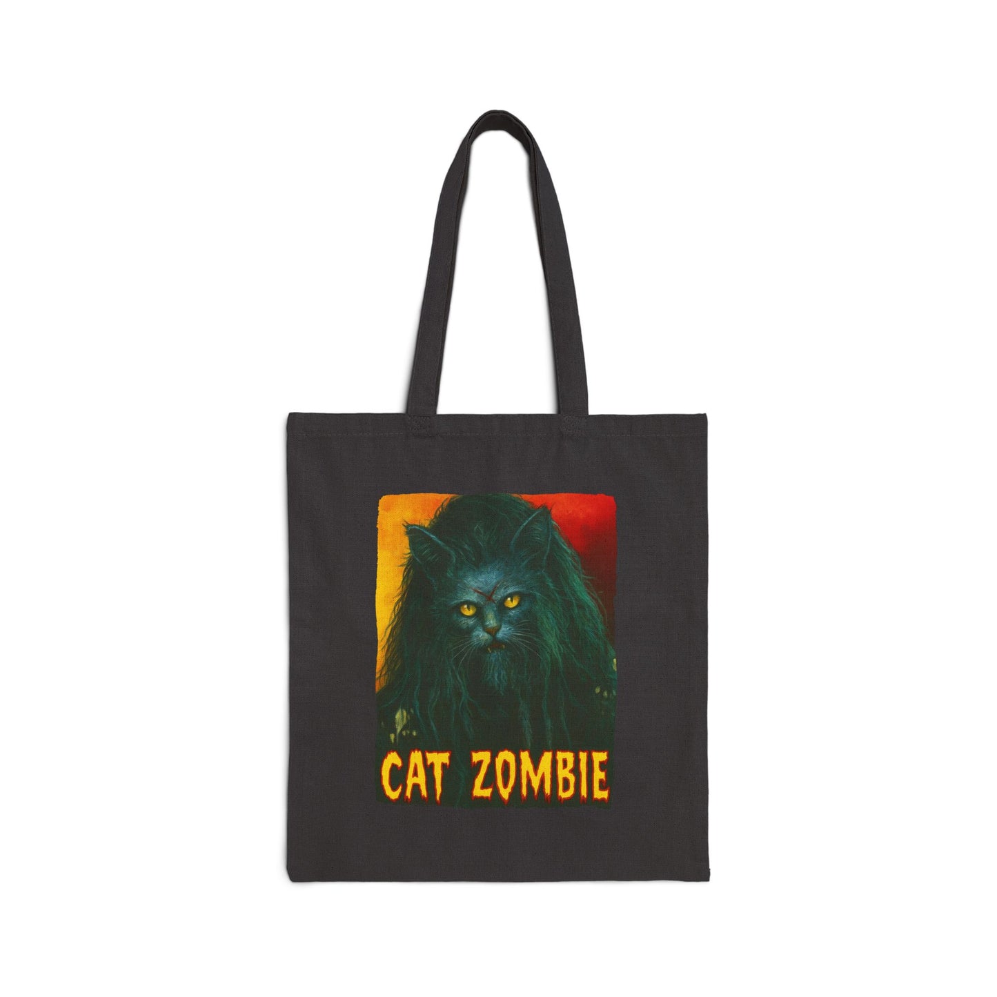 Cat Zombie Tote – Spooky Cute Canvas Bag
